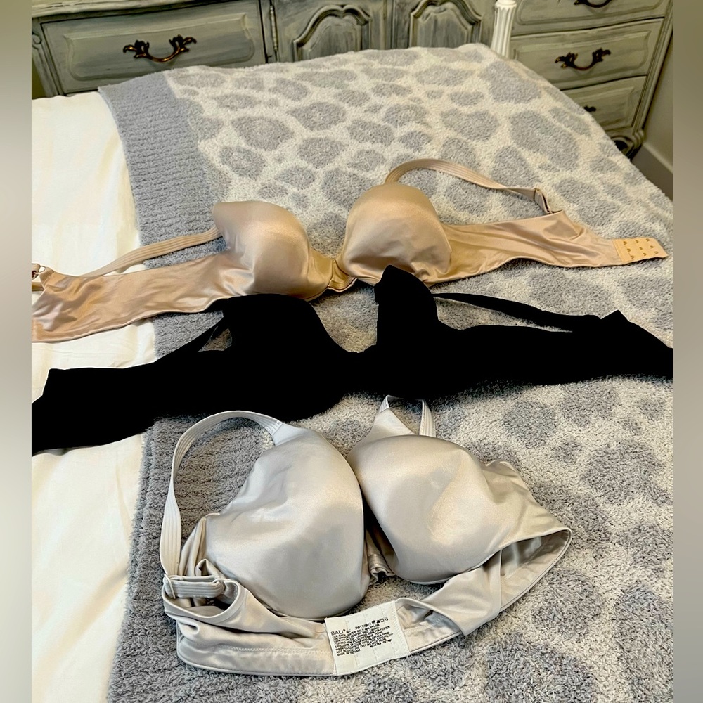 3 Bali Bras size 42C